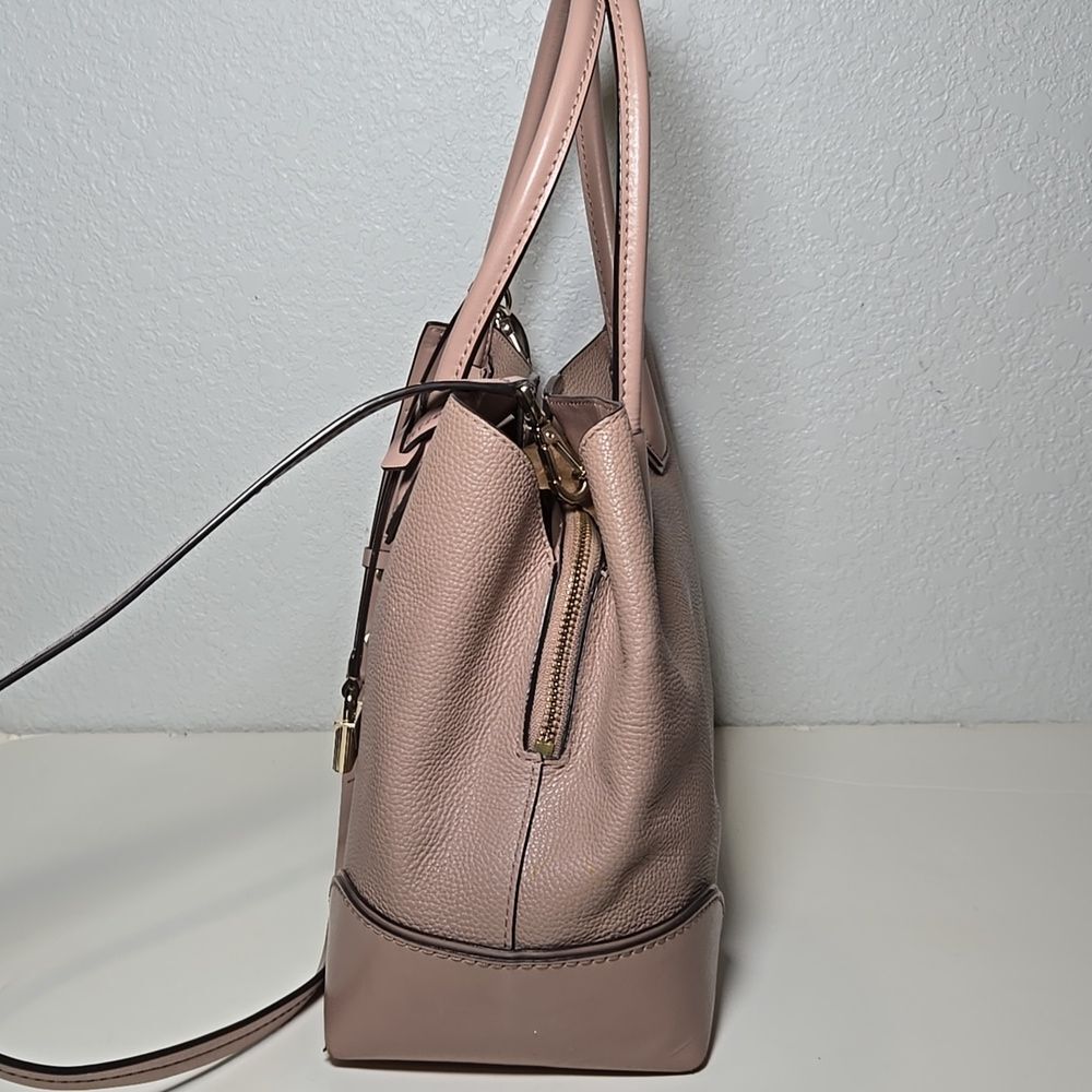 Michael Kors Mercer Gallery Medium Grained Leather Tote Blush Nude - Picture 5 of 14